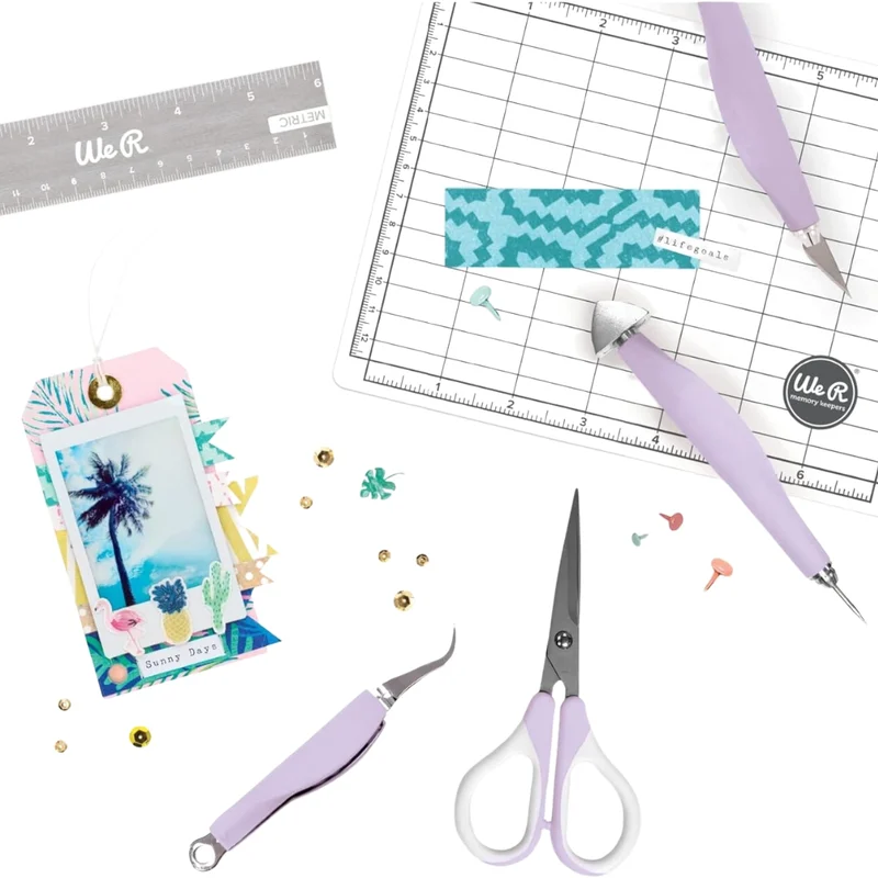 WR Kit de herramientas en tamaño mini lila