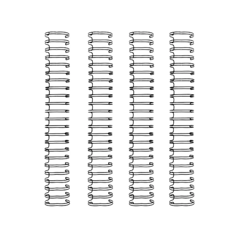 Cinch Wire Espirales 1.58cm Negro (4u)
