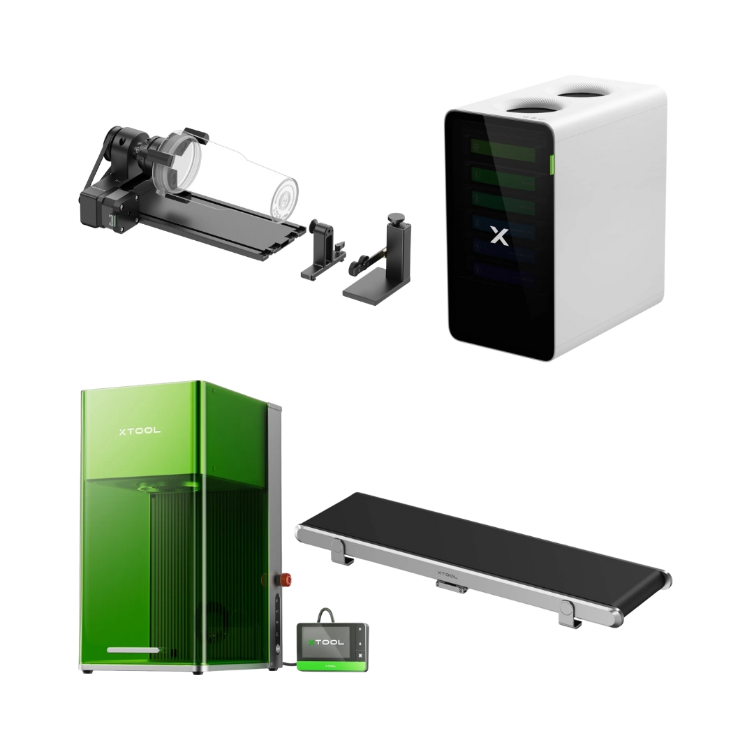 Grabador láser dual xTool F1 Ultra de fibra y diodo de 20 W (UE)