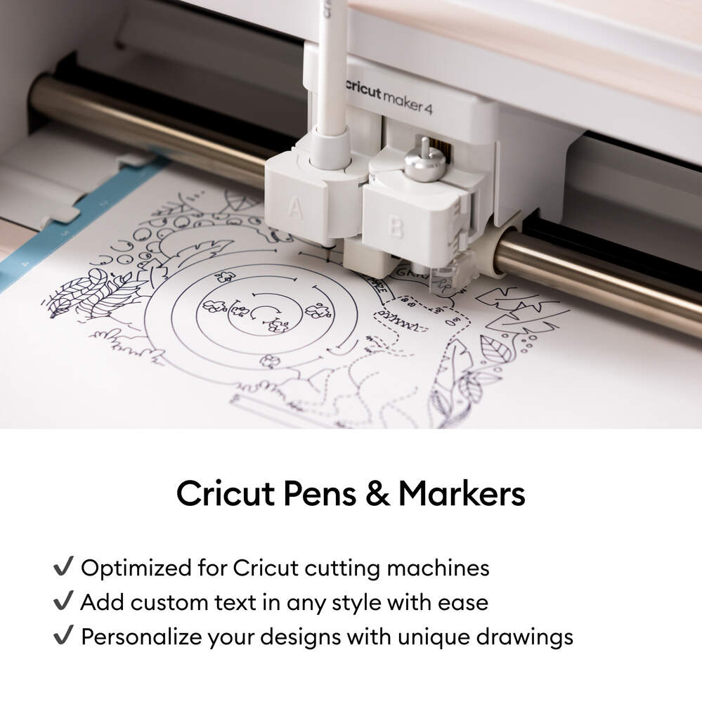 Cricut Pen 0.8  BASC SMP INK GTLR GEL (5) MR EM